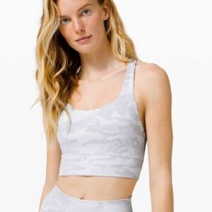 Lululemon Energy Bra Long Line Ribbed Medium Support B-D Cup